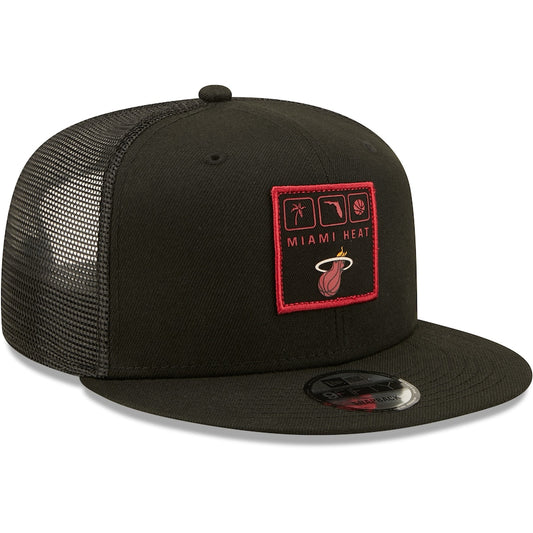 New Era 9FIFTY Miami Heat Trucker Adjustable