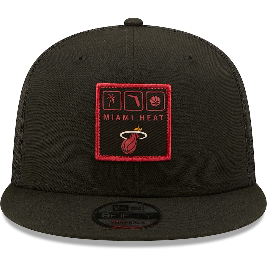 New Era 9FIFTY Miami Heat Trucker Adjustable